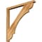 Ekena Millwork Olympic Block Rough Sawn Bracket w/ Offset Brace, Western Red Cedar, 4"W x 40"D x 40"H BKT0402X40X40OLY05RWR - alternate 1